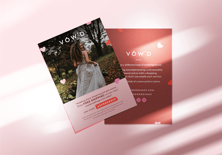 Cover image for 👰🏻‍♀️ Vow'd Weddings Retail Marketing