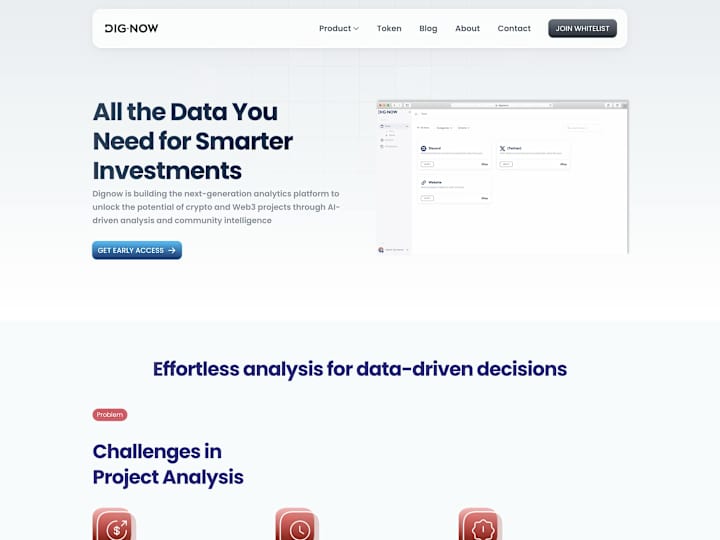 Cover image for All-in-One Due Diligence Platform for Crypto | DigNow