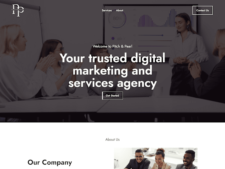 Cover image for Web design for digital agency