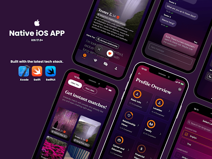 Cover image for Dating App built in SwiftUI