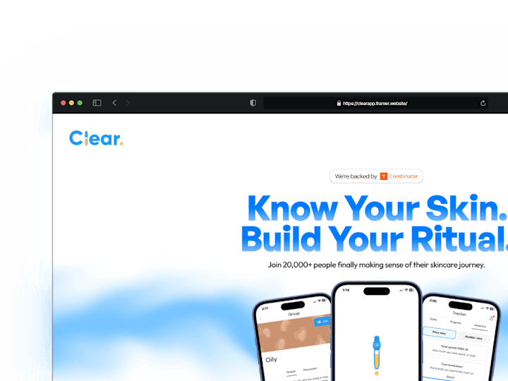 Cover image for Clear Website Redesign