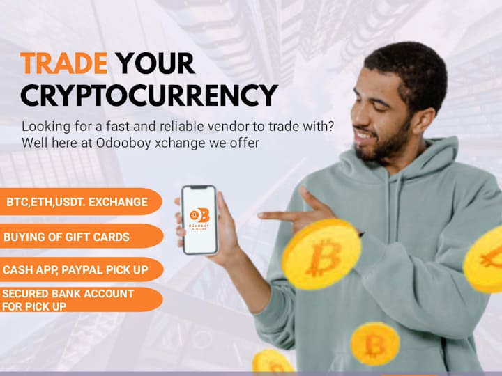 Cover image for Flyer Design for a crypto vendor 