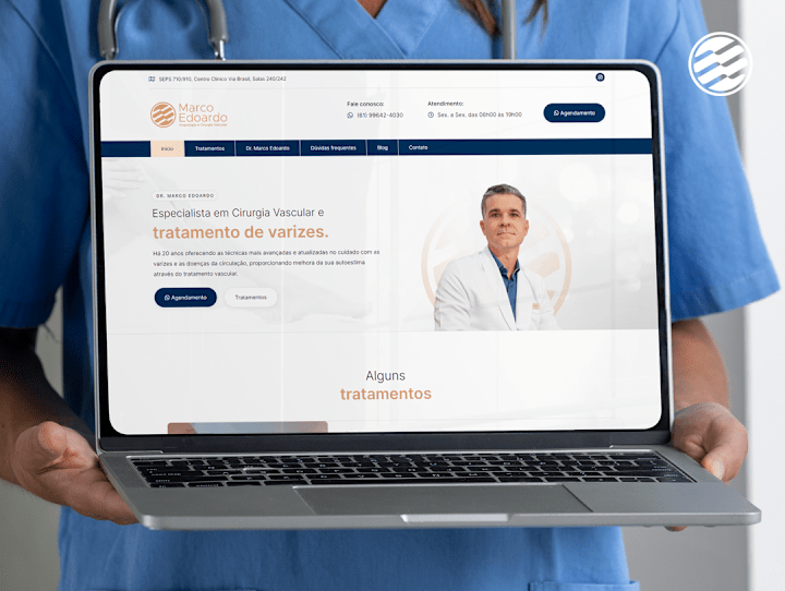 Cover image for Wordpress + Elementor Website - Dr. Marco Edoardo