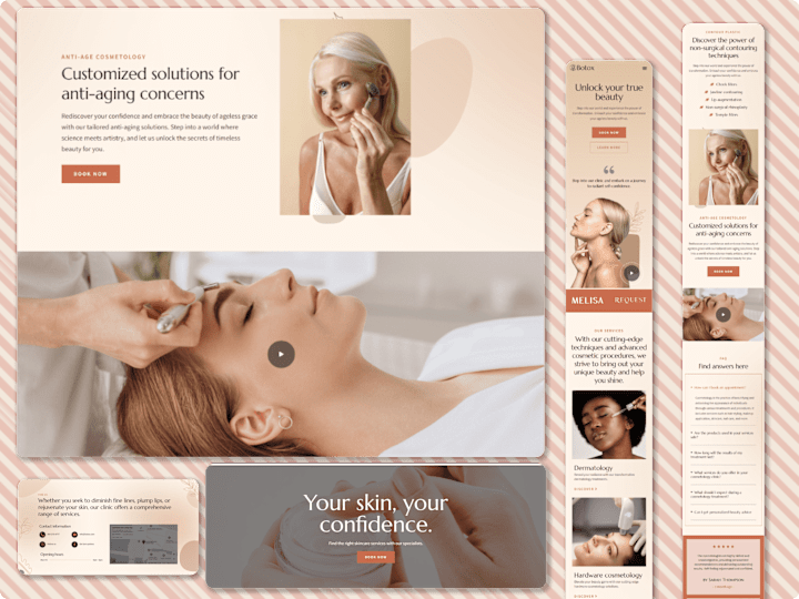 Cover image for Botox – Cosmetology & Dermatology Website Design