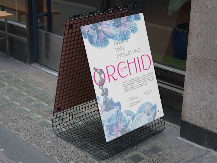 Cover image for The Orchid - Poster Design