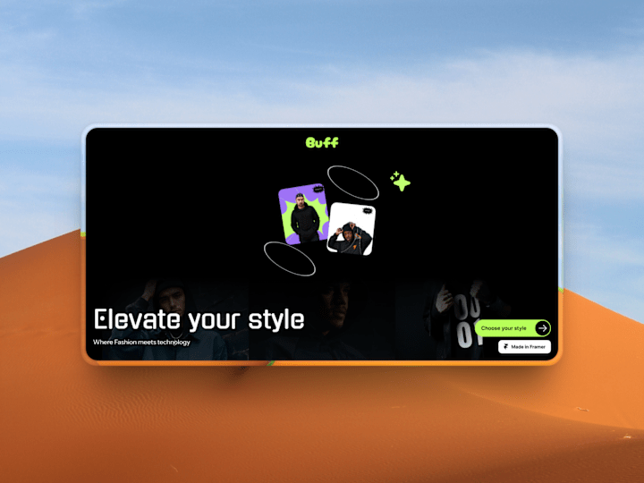 Cover image for Buff: A Fashion-Tech E-Commerce Experience