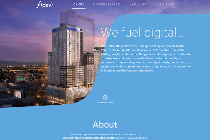 Cover image for f(dev) venture studio