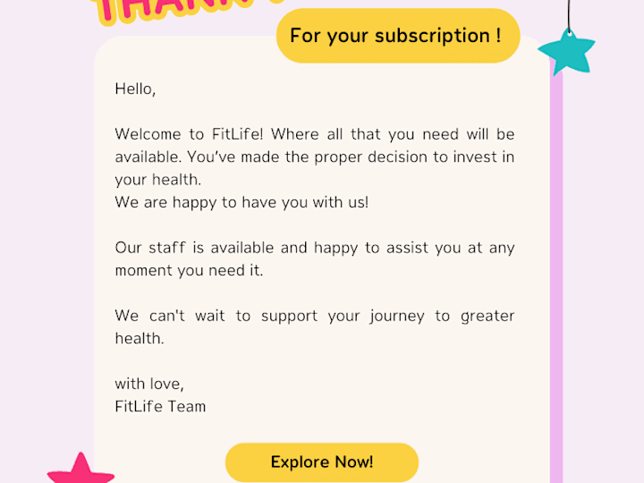 Cover image for Welcoming Email Sample