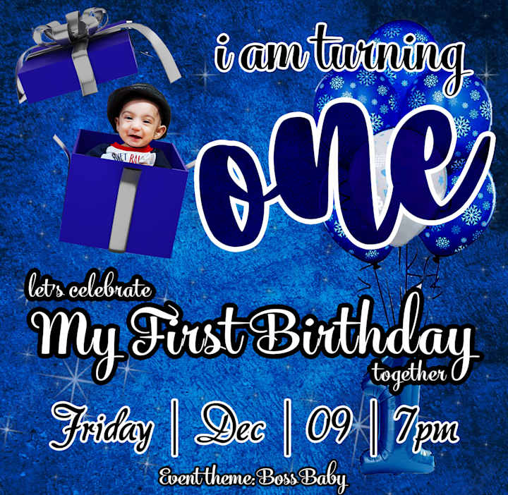 Cover image for Birthday invitation card design