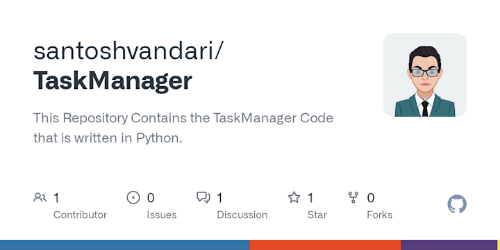 Cover image for santoshvandari/TaskManager