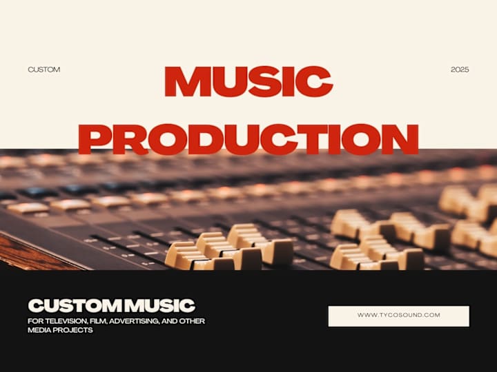 Cover image for Custom Music Production In Any Genre