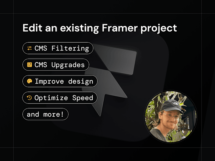 Cover image for Edit an existing Framer Project