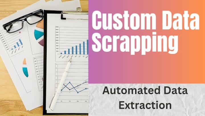 Cover image for Custom web data scraping and precise automated data extr…