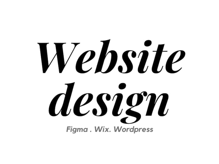Cover image for Website Design