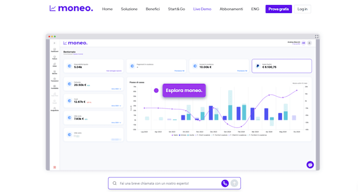Cover image for moneo- financial co-pilot for SMEs