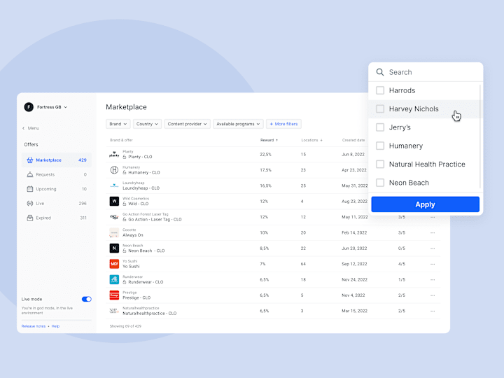 Cover image for Fidel API Dashboard experience