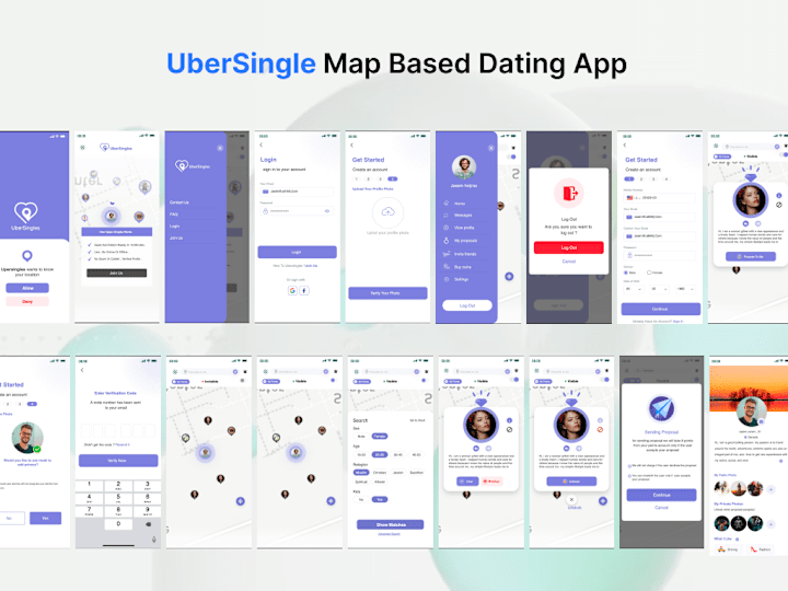 Cover image for A map based dating hybrid app with flutter