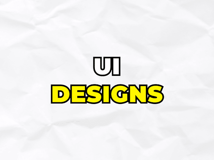 Cover image for UI Designs - Google Drive