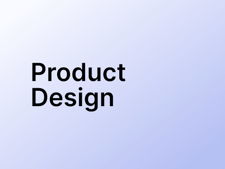 Cover image for Product Design