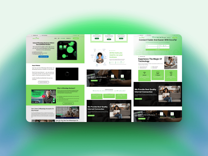 Cover image for Network Provider Website 