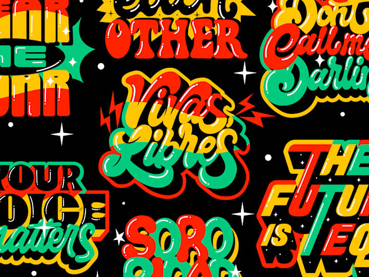 Cover image for Womens International day Sticker Set + Lettering