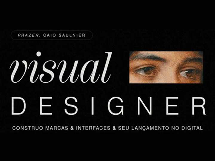 Cover image for Caio Saulnier - Authentic Framer Portfolio for a visual designer