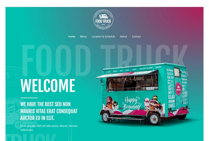 Cover image for Food truck / Food website