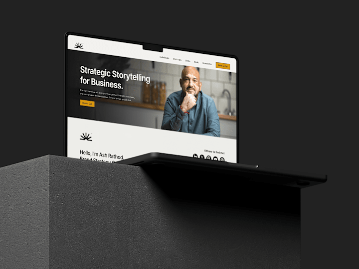 Cover image for Ash Rathod Website