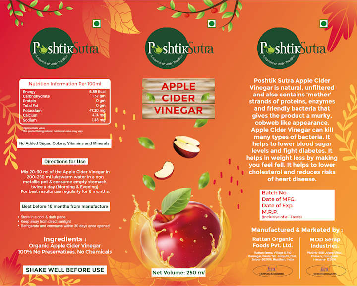 Cover image for Eye-Catching Product Label Design for Health Food Brand