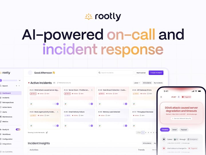 Cover image for Rootly | SaaS Product Website Refresh