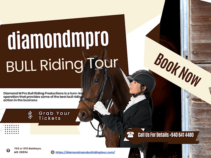 Cover image for Web Development for Diamond M Bull Riding Tour