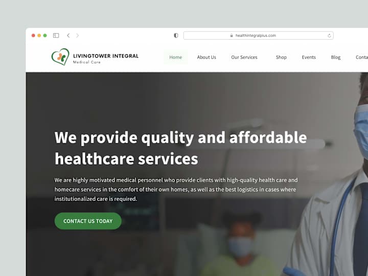 Cover image for Livingtower Integral: A User-Friendly Healthcare Website