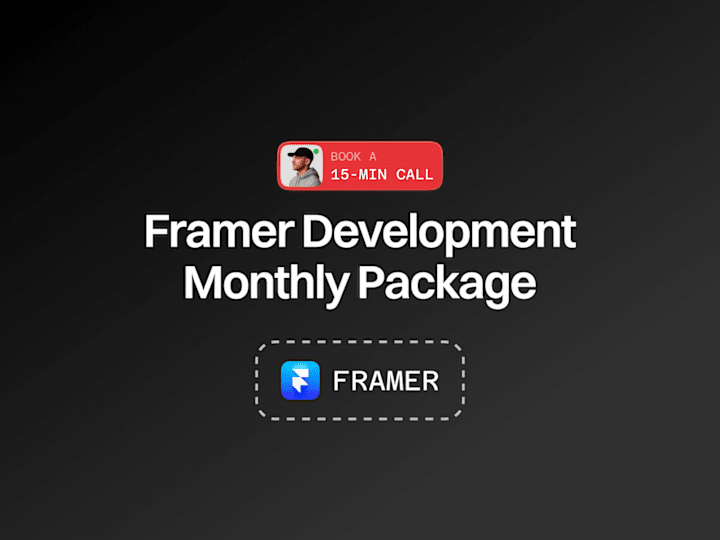 Cover image for Framer Development Monthly Retainer