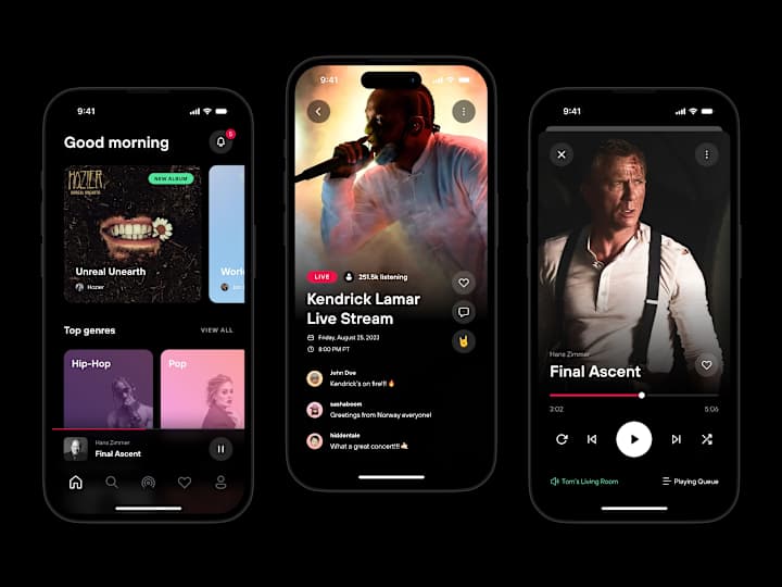 Cover image for Concerts & Music Player - UI/UX