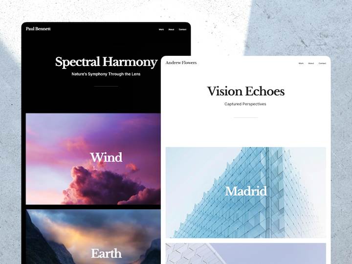 Cover image for Echoes – Framer Portfolio Template