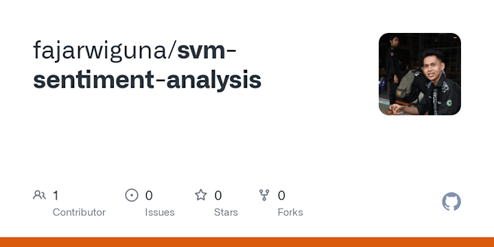 Cover image for Sentiment Analysis using SVM