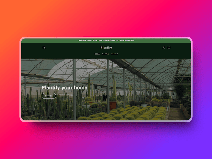 Cover image for Plantifie : Modern Plant Store on Shopify