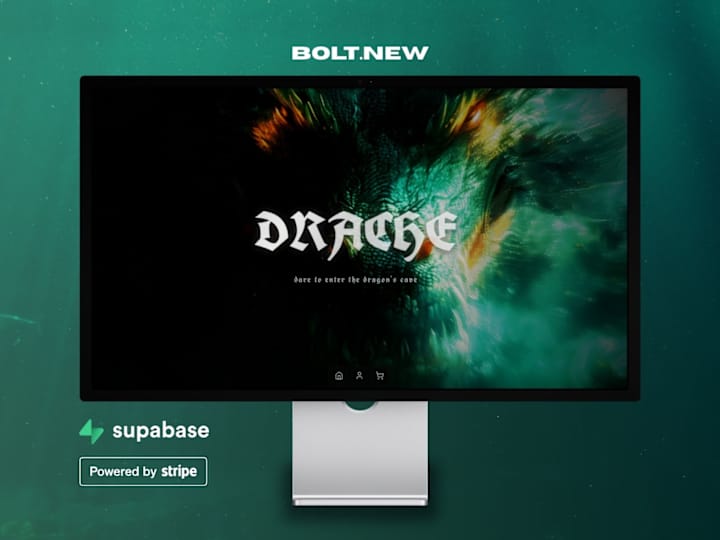 Cover image for DRACHE Site built w/ Bolt.new integrates w/ Stripe and Supabase