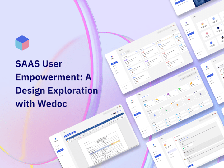 Cover image for SAAS User Empowerment: A Design Exploration with Wedoc