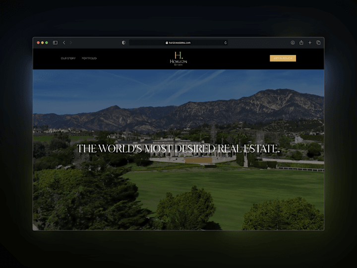 Cover image for Horizon Estates – Luxury Real Estate Website