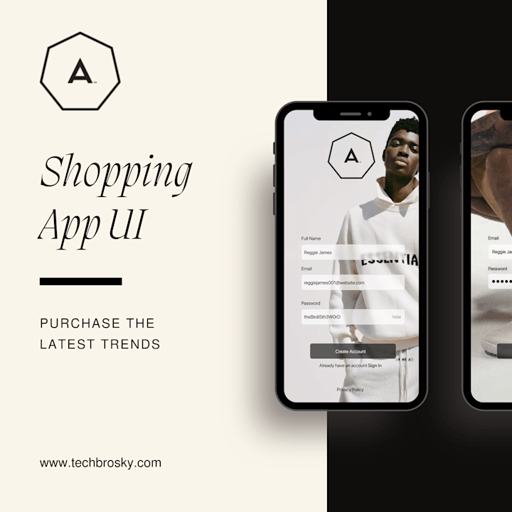 Cover image for Shopping App UI