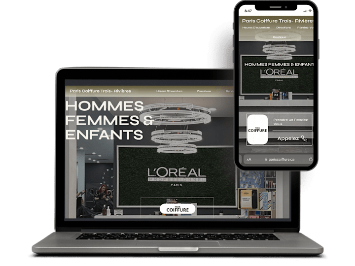 Cover image for Website Design - Paris Salons