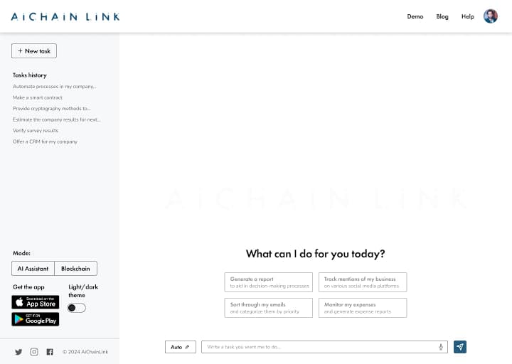 Cover image for AIChain Link Web App