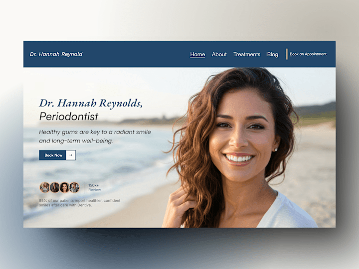 Cover image for Dentiva – Best Framer Website for Dentists & Doctors