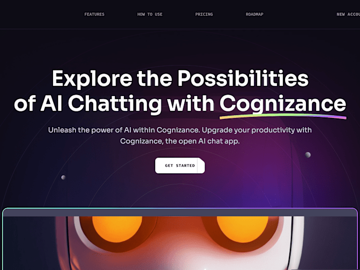 Cover image for Modern AI Landing Page
