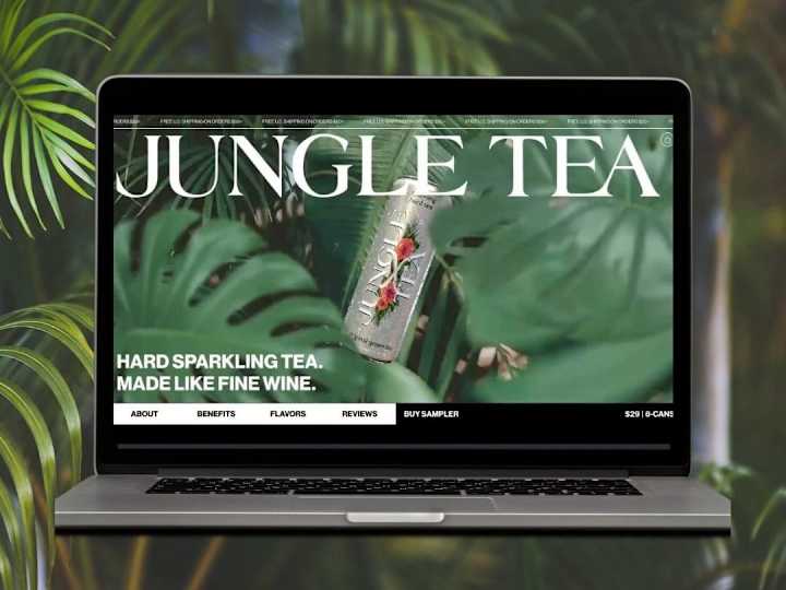 Cover image for Website Design: Jungle Tea