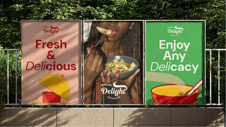 Cover image for African Delight Restaurant Brand Identity