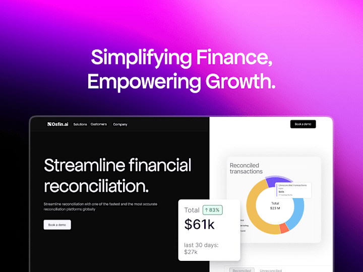 Cover image for Osfin AI: Smarter Financial Insights, Stunningly Delivered