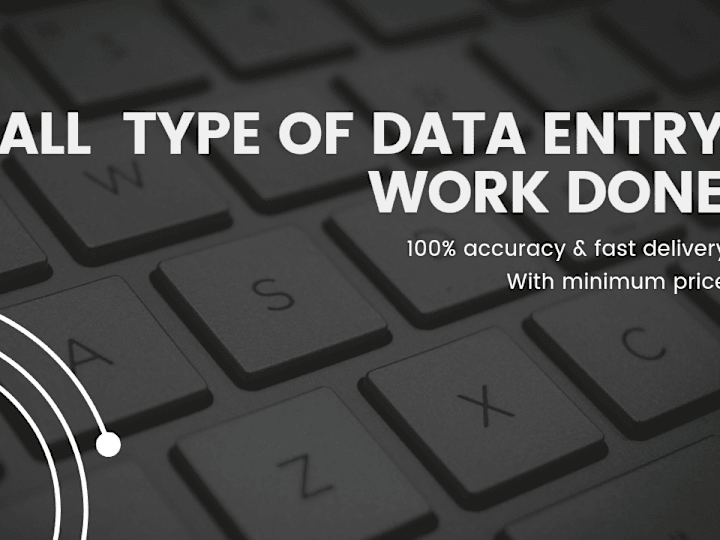 Cover image for I will do data entry in Excel, word, and pdf  professionally.