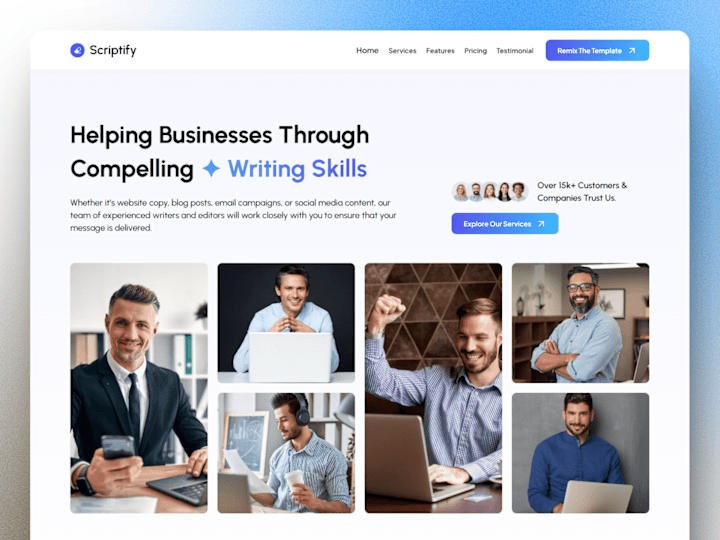 Cover image for Scriptify - Content Writing Agency